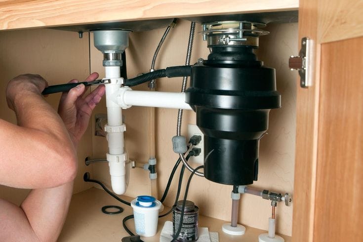 Garbage disposal installation and repair in Sarasota, Florida kitchen