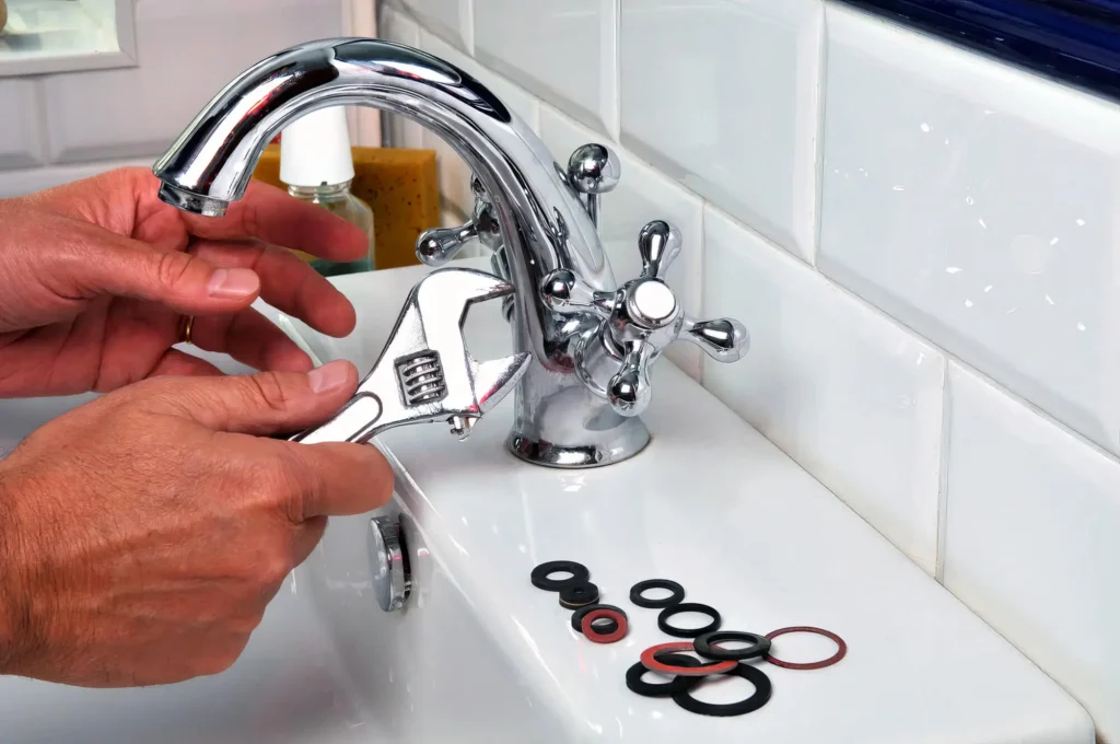 Bathroom faucet repair and fixture replacement by Sarasota Plumbing Pros