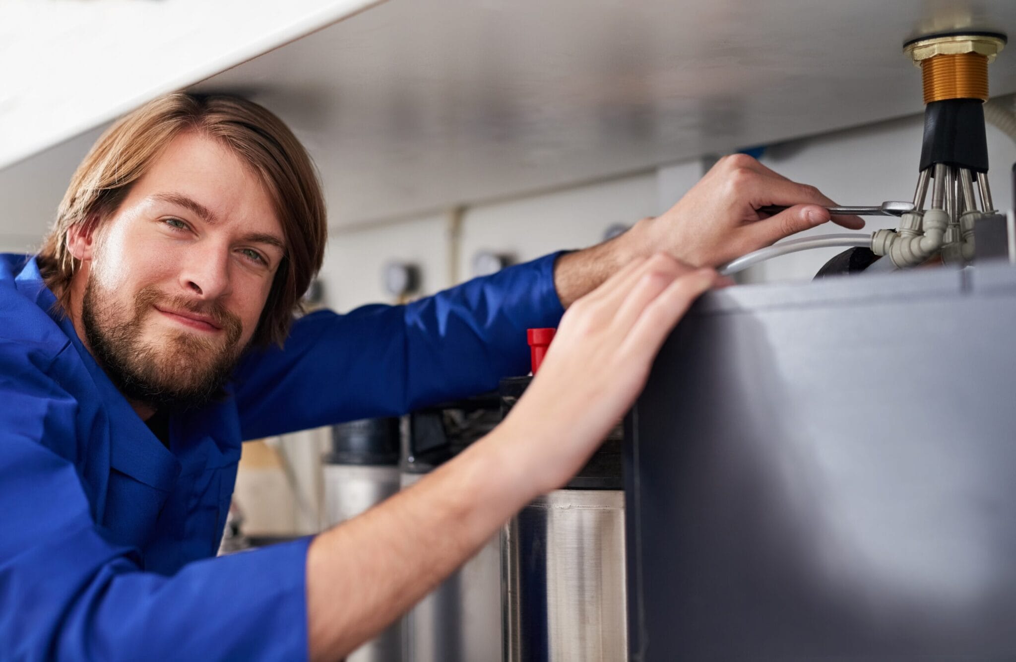 Appliance water line repair by plumber in Sarasota, Florida